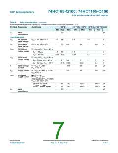 浏览型号74HC165BQ-Q100,115的Datasheet PDF文件第7页