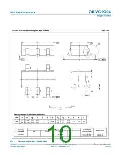 浏览型号74LVC1G04GW,118的Datasheet PDF文件第10页