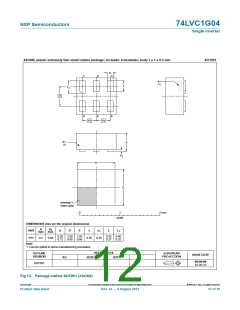浏览型号74LVC1G04GW,118的Datasheet PDF文件第12页