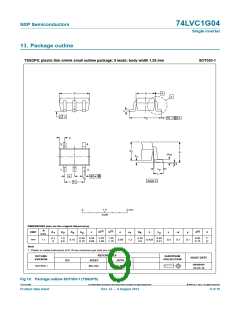 浏览型号74LVC1G04GW,118的Datasheet PDF文件第9页