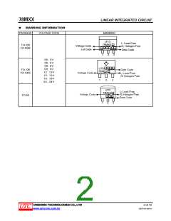 浏览型号78M05L-TA3-T的Datasheet PDF文件第2页