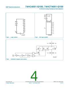 浏览型号74HC4051PW-Q100,11的Datasheet PDF文件第4页