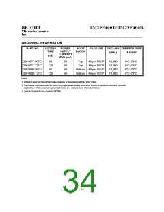 浏览型号BM29F400B-15TC的Datasheet PDF文件第34页