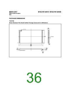 浏览型号BM29F400B-15TC的Datasheet PDF文件第36页