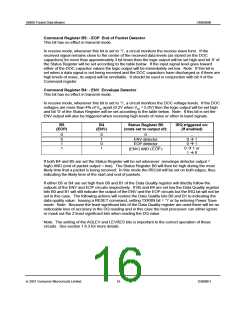 浏览型号CMX909BD5的Datasheet PDF文件第16页