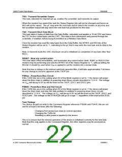 浏览型号CMX909BD5的Datasheet PDF文件第22页