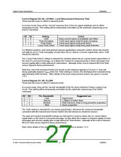 浏览型号CMX909BD5的Datasheet PDF文件第27页