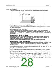 浏览型号CMX909BD5的Datasheet PDF文件第28页