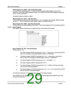 浏览型号CMX909BD5的Datasheet PDF文件第29页