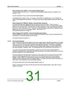 浏览型号CMX909BD5的Datasheet PDF文件第31页