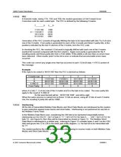 浏览型号CMX909BD5的Datasheet PDF文件第33页