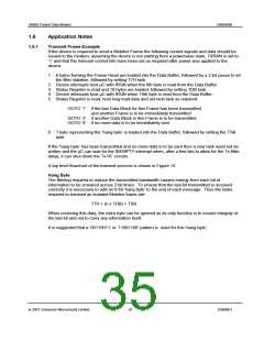 浏览型号CMX909BD5的Datasheet PDF文件第35页