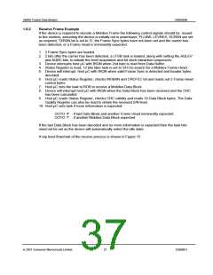 浏览型号CMX909BD5的Datasheet PDF文件第37页