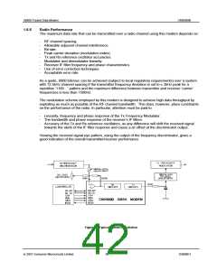 浏览型号CMX909BD5的Datasheet PDF文件第42页