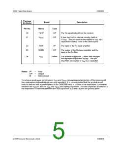 浏览型号CMX909BD5的Datasheet PDF文件第5页