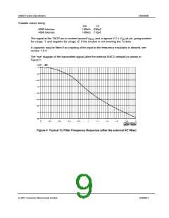 浏览型号CMX909BD5的Datasheet PDF文件第9页