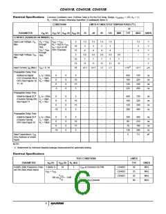 浏览型号CD4051BMJ883B的Datasheet PDF文件第6页