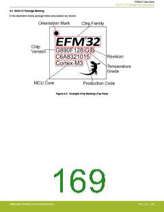 浏览型号EFM32G200F16G-E-QFN32R的Datasheet PDF文件第169页