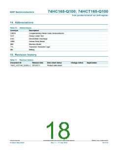 浏览型号74HC165BQ-Q100的Datasheet PDF文件第18页