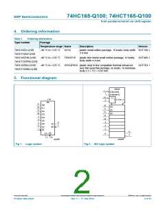 浏览型号74HC165BQ-Q100的Datasheet PDF文件第2页