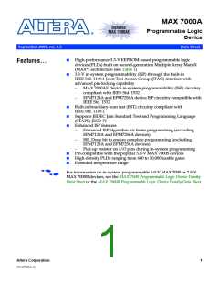 浏览型号EPM7512AEQC208-7N的Datasheet PDF文件第1页