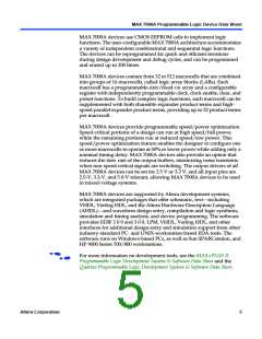 浏览型号EPM7512AEQC208-7N的Datasheet PDF文件第5页