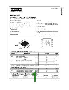 浏览型号FDS9435A-NBAD008的Datasheet PDF文件第1页