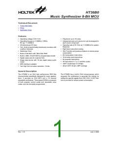 浏览型号HT36B0(28SOP-A)的Datasheet PDF文件第1页