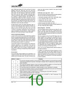 浏览型号HT36B0(28SOP-A)的Datasheet PDF文件第10页