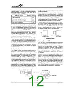 浏览型号HT36B0(28SOP-A)的Datasheet PDF文件第12页