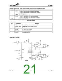 浏览型号HT36B0(28SOP-A)的Datasheet PDF文件第21页