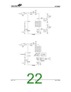 浏览型号HT36B0(28SOP-A)的Datasheet PDF文件第22页