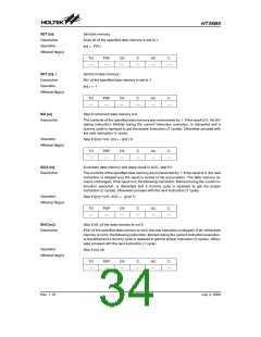 浏览型号HT36B0(28SOP-A)的Datasheet PDF文件第34页