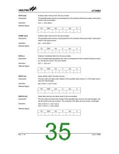 浏览型号HT36B0(28SOP-A)的Datasheet PDF文件第35页