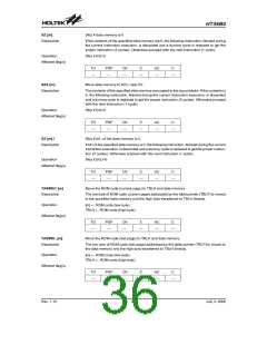 浏览型号HT36B0(28SOP-A)的Datasheet PDF文件第36页