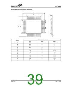 浏览型号HT36B0(28SOP-A)的Datasheet PDF文件第39页