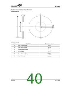 浏览型号HT36B0(28SOP-A)的Datasheet PDF文件第40页