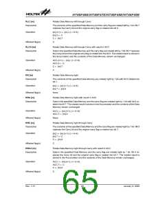 浏览型号HT46F46E(16NSOP)的Datasheet PDF文件第65页
