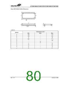 浏览型号HT46F46E(16NSOP)的Datasheet PDF文件第80页