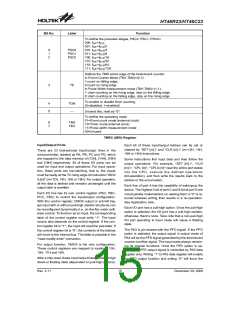 浏览型号HT46C23(24SOP-A)的Datasheet PDF文件第15页