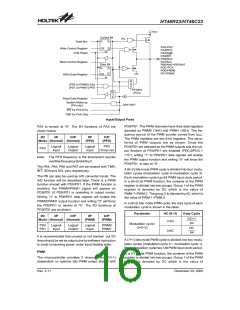 浏览型号HT46C23(24SOP-A)的Datasheet PDF文件第16页