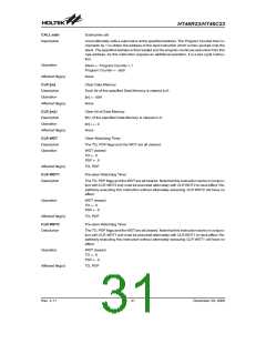 浏览型号HT46R23(28SOP-A)的Datasheet PDF文件第31页
