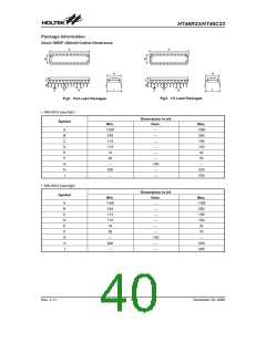 浏览型号HT46R23(28SOP-A)的Datasheet PDF文件第40页
