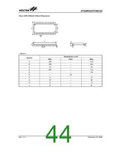 浏览型号HT46R23(28SOP-A)的Datasheet PDF文件第44页