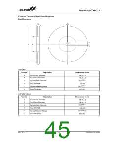 浏览型号HT46R23(28SOP-A)的Datasheet PDF文件第45页