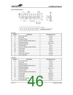 浏览型号HT46R23(28SOP-A)的Datasheet PDF文件第46页