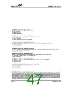 浏览型号HT46R23(28SOP-A)的Datasheet PDF文件第47页