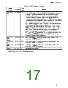 浏览型号IBM25403GCX-3BC80C2的Datasheet PDF文件第17页