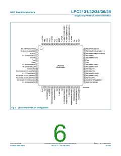 浏览型号LPC2138FBD64,151的Datasheet PDF文件第6页