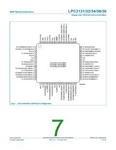 浏览型号LPC2138FBD64,151的Datasheet PDF文件第7页